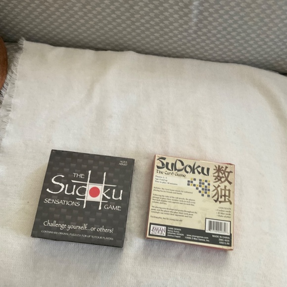Sudoku Sensations Puzzle Game & Sudoku Card Game Lot of 2 Sealed READ - Picture 11 of 12
